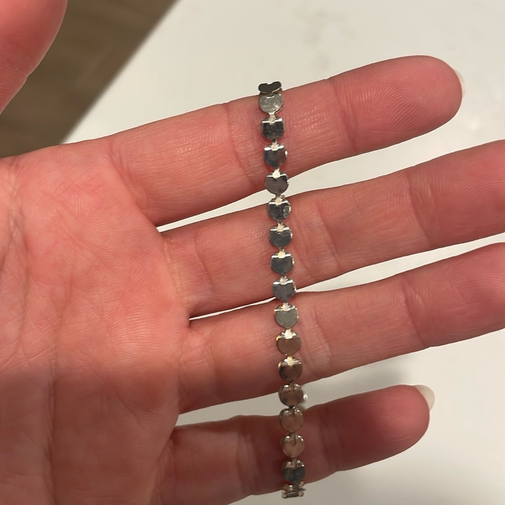 Silver Heart Bracelet